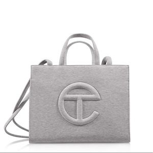 UGG x TELFAR Medium Fleece Shopper - Heather Grey NWT